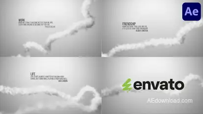 Elegant Quotes for After Effects Titles template preview