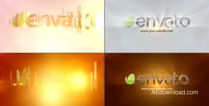 Elegant Rays Logo Logo Stings template preview