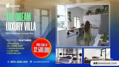 Videohive Elegant Real Estate Agent Presentation Product Promo template preview