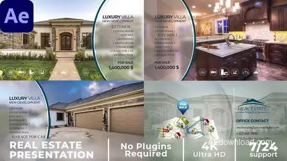 Elegant Real Estate Presentation Product Promo template preview
