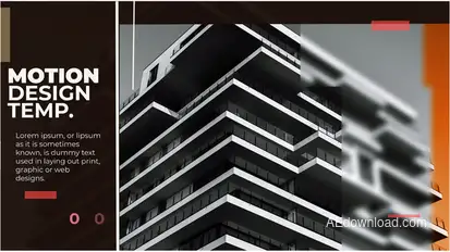 Elegant Real Estate Slideshow Video Displays template preview