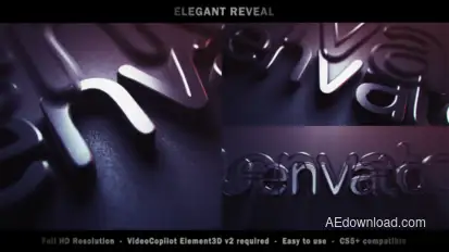 Elegant Reveal Logo Stings template preview