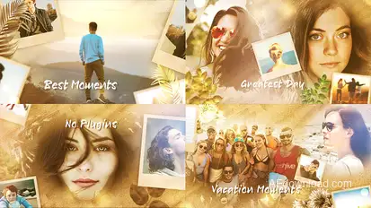 Elegant Sketch Slideshow Video Displays template preview