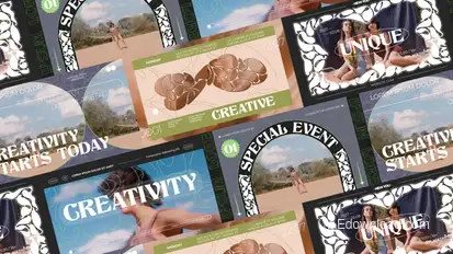 Elegant Slides Titles template preview