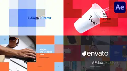 Elegant Product Promo for After Effects Video Displays template preview