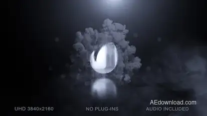 Elegant Smoke Logo Logo Stings template preview