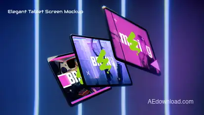 Elegant Tablet Screen Mockup Product Promo template preview