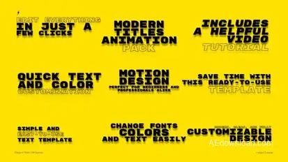 Elegant Titles | After Effects Titles template preview