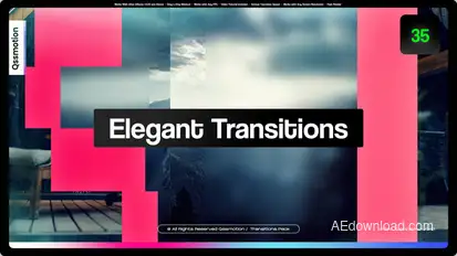 Elegant Transitions Elements template preview
