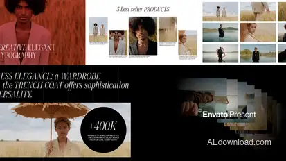 Elegant Typography After Effect Elements template preview