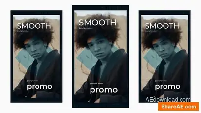 Elegant Vertical Promo Openers template preview