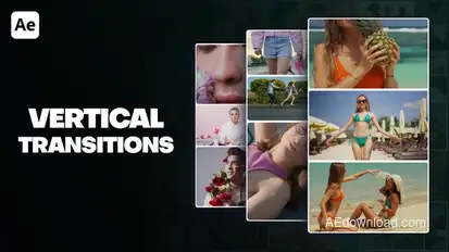 Elegant Vertical Transition Elements template preview