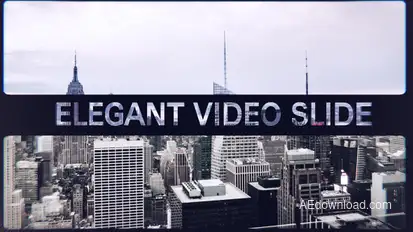 Elegant Video Slide Video Displays template preview