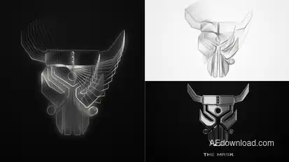 Wireframe Logo Elegant Logo Stings template preview