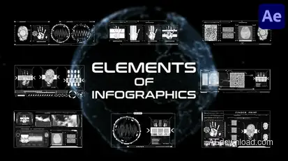 Elements Of Infographics for After Effects Elements template preview