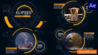 Elipses Slides | After Effects Openers template preview