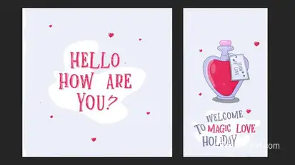 Elixir of love Titles template preview