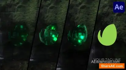 Emerald Logo for After Effects Logo Stings template preview