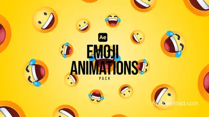 Emoji Animations Pack Elements template preview