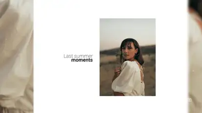 Emotional Photo Slideshow Openers template preview