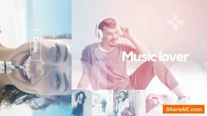 Emotions In Rectangles Openers template preview