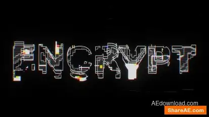 Encrypt Opener Logo Stings template preview