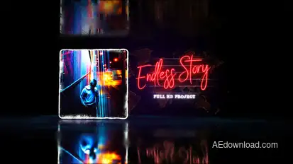 Endless Story Stylish Slideshow / Youtube Travel Blog/ Digital Slide/ Bright Presentation/ Art Promo Titles template preview