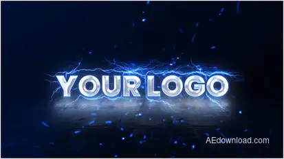 Energetic Logo Reveal Logo Stings template preview
