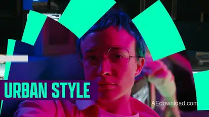 Energetic Slideshow Openers template preview