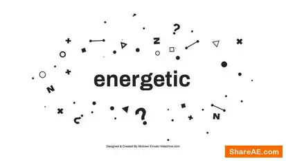 Energetic Typography Opener Openers template preview