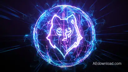 Energy Bomb Logo Logo Stings template preview