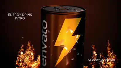 Energy Drink Intro | After Effects Template Product Promo template preview