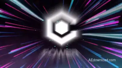 Energy Flash Titles Elements template preview