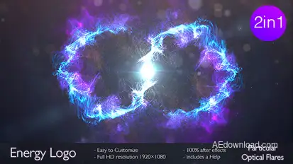 Energy logo 2 in 1 Logo Stings template preview