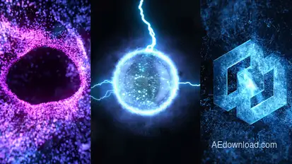 Energy Vortex Logo Reveal Logo Stings template preview