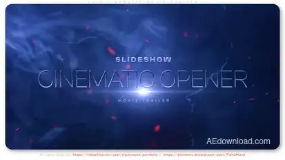 Epic Cinematic Movie Trailer Video Displays template preview