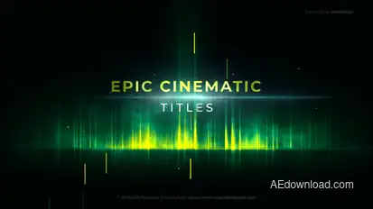 Epic Cinematic Titles Titles template preview