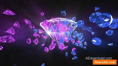 Epic Diamonds Logo Reveal Logo Stings template preview