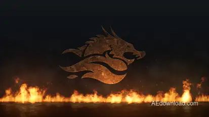 Epic Fire Logo Logo Stings template preview