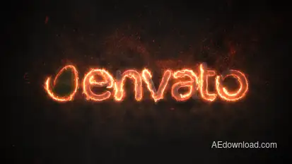 Epic Fire Logo Logo Stings template preview