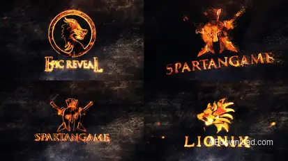 Epic Legendary Logo Reveals Logo Stings template preview
