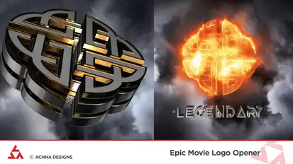 Epic Movie Logo Opener Openers template preview