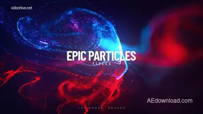 Epic Particle Titles Titles template preview
