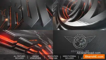 Epic Silver Logo Reveal Logo Stings template preview