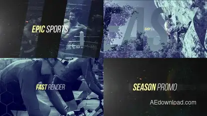 Epic Sports Video Displays template preview
