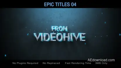 Epic Titles 04 Titles template preview