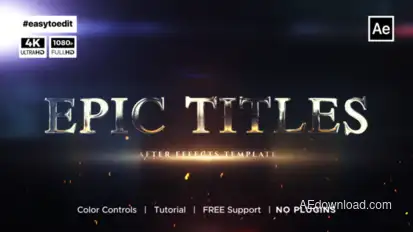 Epic Titles Titles template preview