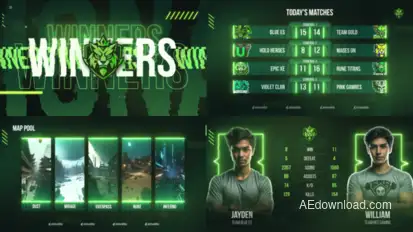 Esport Broadcast Package broadcast-packages template preview