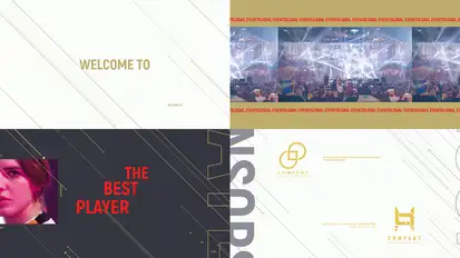 Esport Event Promo Video Displays template preview