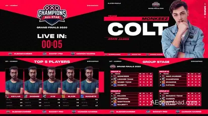 ESports Broadcast Package broadcast-packages template preview